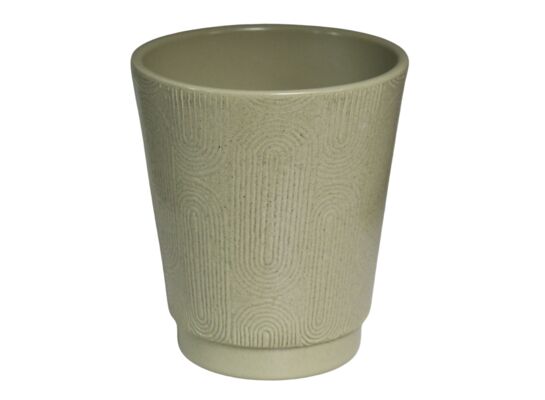 Osłonka storczyk arche 13 cm kamienny zielony