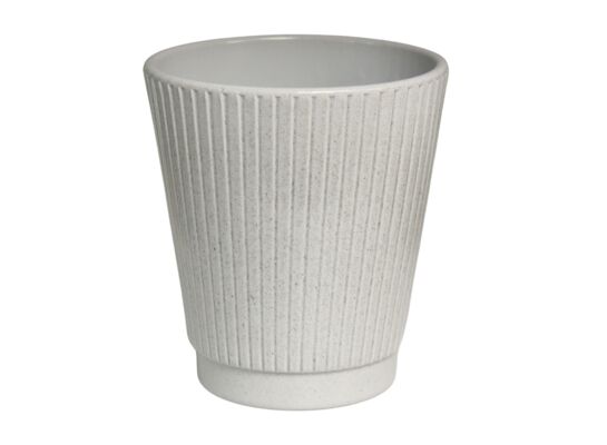 Osłonka storczyk vertical 13 cm kamienny szary