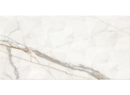 Płytka ścienna DEW STONE WHITE MATT STRUCTURE 29,7 x 60 cm G1 Cersanit