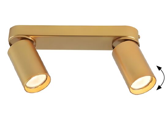 Lampa sufitowa Mirina GU10 2xmax5W L26 cm złoty