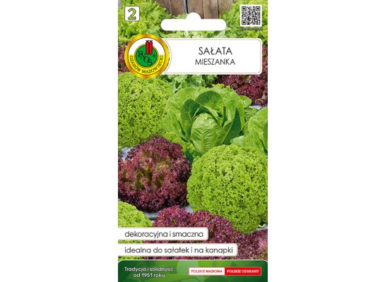 Mieszanka odmianowa - sałata 0,6 g GC 2 PNOS