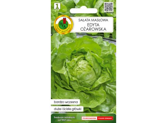 Sałata głowiasta masłowa Edyta ożarowska 0,5 g GC 1 PNOS