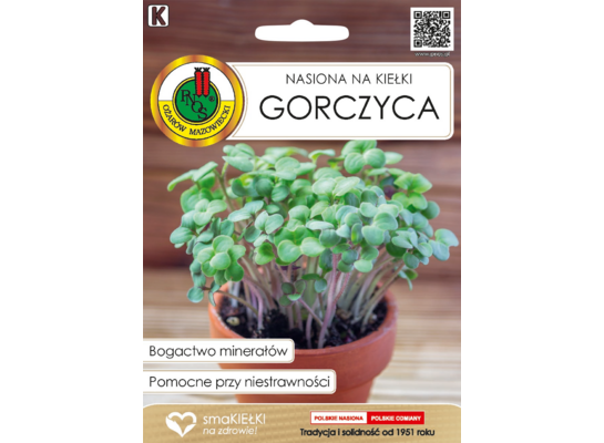 Nasiona na kiełki gorczyca 30 g GC K PNOS