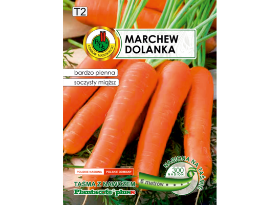 Marchew jadalna dolanka-dolanka Oża z nawozem 6 m GC T2 PNOS