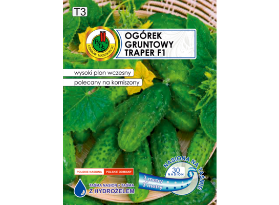 Ogórek gruntowy Traper F1 z hydrożelem 6 m GC T3 PNOS