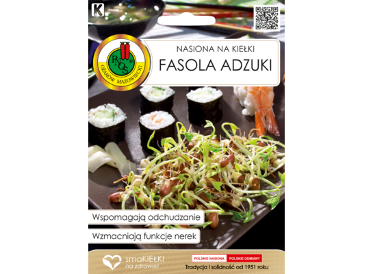 Nasiona na kiełki fasola Adzuki 20 g GC K PNOS