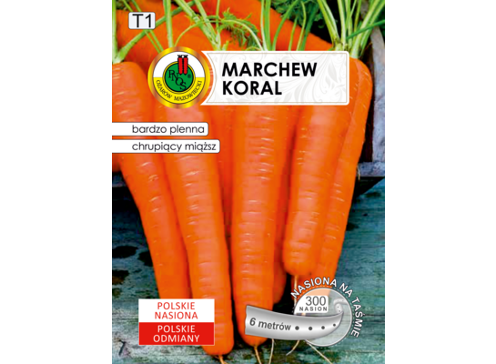 Marchew jadalna Koral oża 6 m GC T1 PNOS
