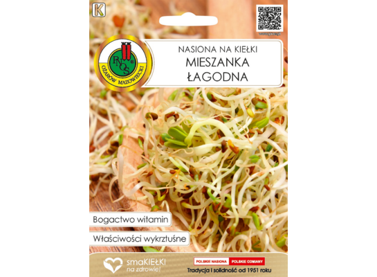 Nasiona na kiełki mieszanka łagodna 30 g GC K PNOS