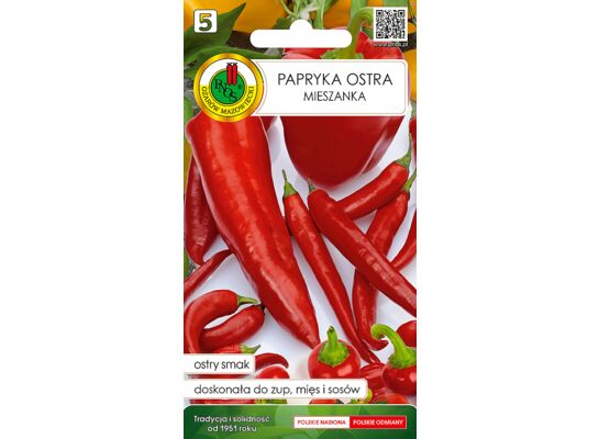 Mieszanka odmianowa - papryka ostra 0,3 g GC 5 PNOS