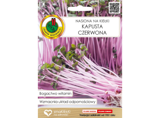 Nasiona na kiełki kapusta czerwona 8 g GC K PNOS