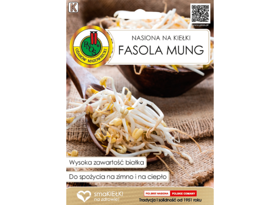 Nasiona na kiełki fasola mung 50 g GC K PNOS