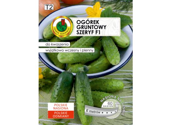 Ogórek gruntowy Szeryf F1 6 m GC T2 PNOS