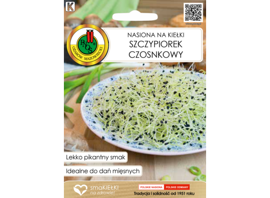 Nasiona na kiełki szczypiorek czosnkowy 5 g GC K PNOS