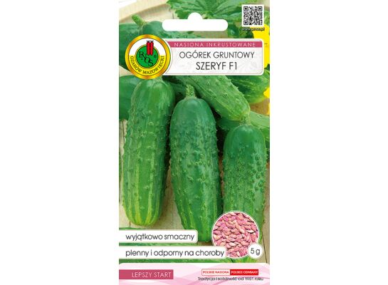 Ogórek gruntowy Szeryf inkrustowany F1 5 g GC inkrust PNOS