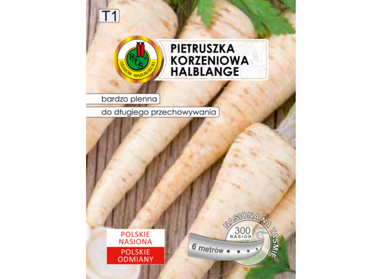 Pietruszka korzeniowa Halblange z nawozem 6 m GC T2 PNOS