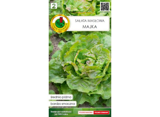 Sałata głowiasta masłowa Majka 0,5 g GC 2 PNOS