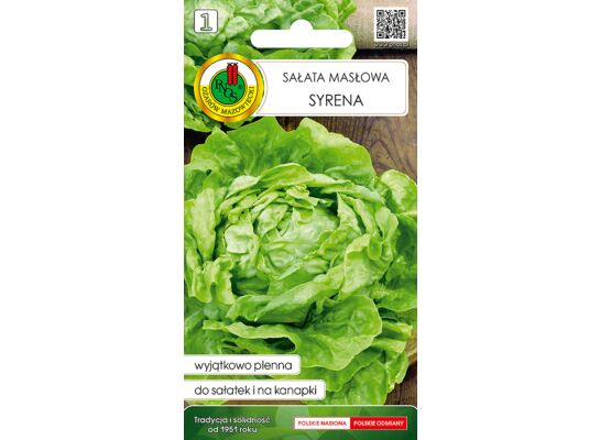 Sałata głowiasta masłowa Syrena 0,5 g GC 1 PNOS