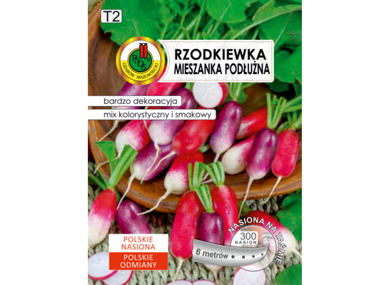 Rzodkiewka podłużna - mieszanka 6 m GC T2 PNOS