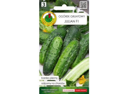 Ogórek gruntowy Julian F1 2 g GC 3 PNOS