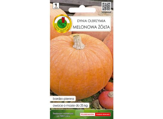 Dynia olbrzymia melonowa żółta 2 g GC 1 PNOS