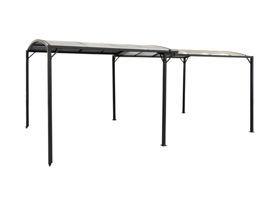 Pawilon rozsuwany 3 x 5,35 m z dachem poliwęglanowym