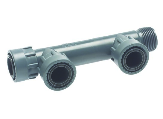 Rozdzielacz do 2 elektrozaworów 1"GW - 1"GZ Rain