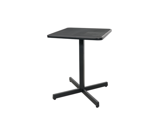 Stolik składany stalowy kwadratowy czarny