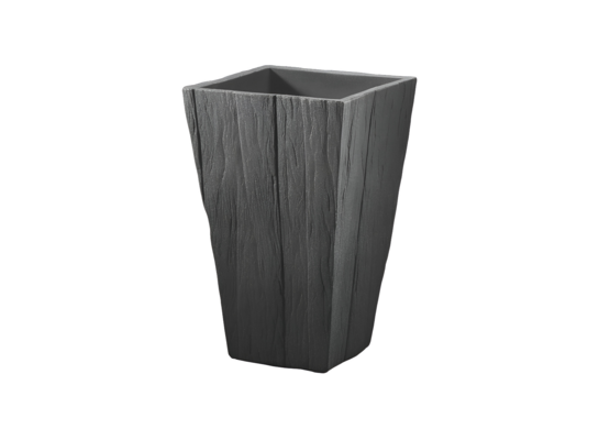Doniczka Capri Wood wys. 55 cm antracytowa