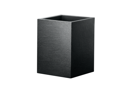 Doniczka Kubus wys. 40 cm antracytowa