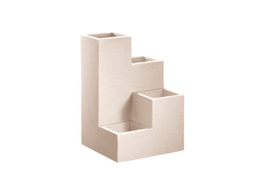 Doniczka kaskadowa Kubus 40 x 40 x 60 cm piaskowa
