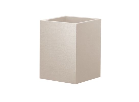Doniczka Kubus wys. 40 cm piaskowa