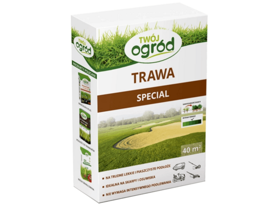 Nasiona trawy SPECIAL silnie ukorzeniająca 1 kg Twój Ogród