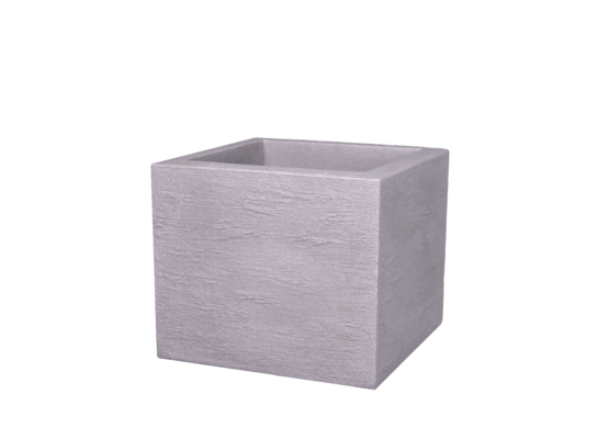 Doniczka Kubus kwadratowa ok. 34 cm wys.piaskowa