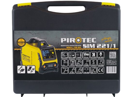 Spawarka inwerterowa MMA/TIG LIFT SIM 221/1 komplet w walizce PIROTEC