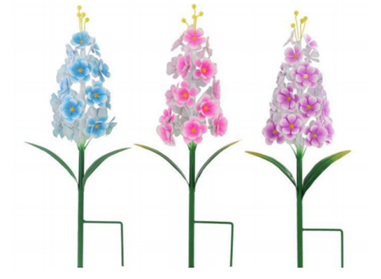 Dekoracja metalowa duży kwiat 53 cm różne kolory 1 szt.