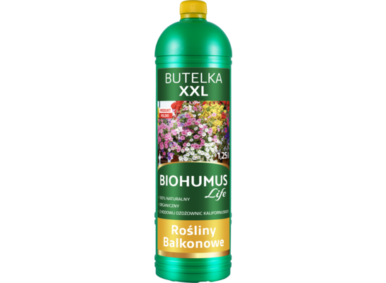 BIOHUMUS LIFE Rośliny balkonowe 1,25 l Ekodarpol