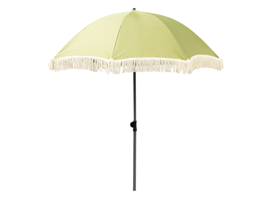 Parasol plażowy z frędzlami 180 cm oliwkowy