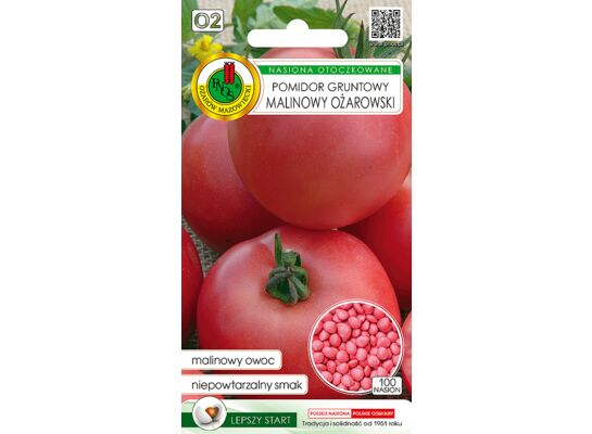 Pomidor malinowy ożarowski 100 ziaren OT GC O2 PNOS
