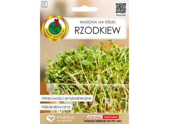 Nasiona na kiełki rzodkiew 20 g GC K PNOS