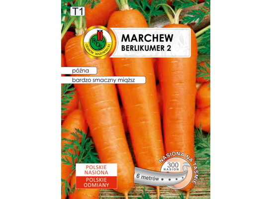 Marchew jadalna Berlikumer 2 6 m GC T1 PNOS