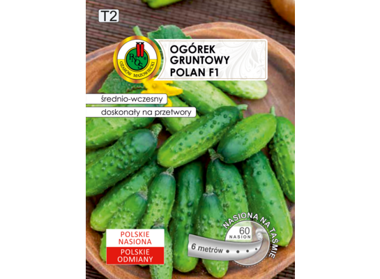 Ogórek gruntowy Polan 6 m GC T2 PNOS