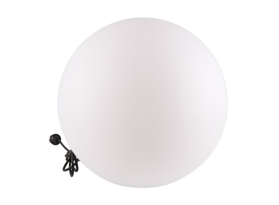 Lampa ogrodowa ARGENTO 50 biała kula E27