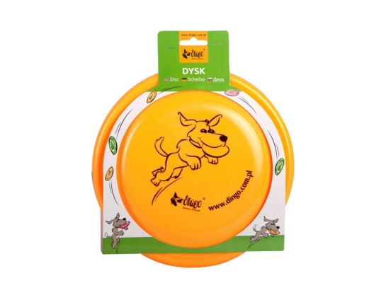 Zabawka dla psa frisbee 23,5 cm pomarańczowa