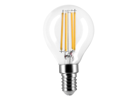 Żarówka LED filament E14 G45 4W WW