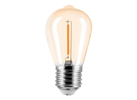 Żarówka LED filament B E27 St45 1W WW