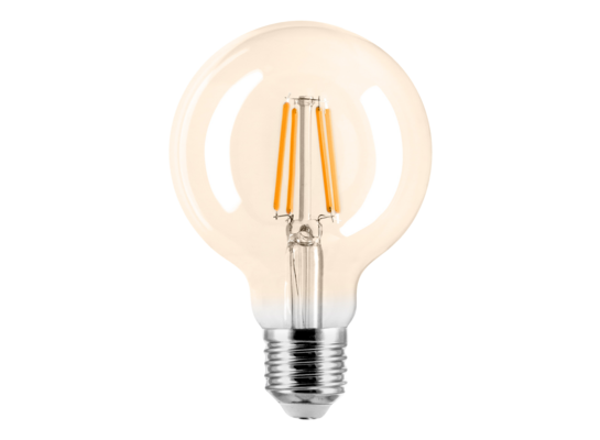 Żarówka LED filament B E27 G80 4W WW