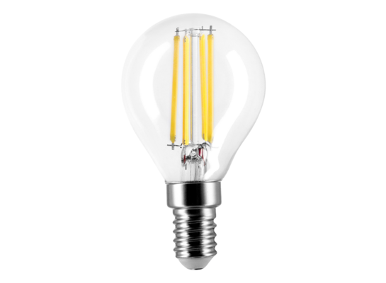 Żarówka LED filament E14 G45 6W NW