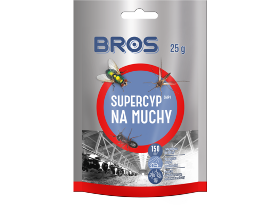Preparat na muchy Supercyp 6WP 25 g BROS