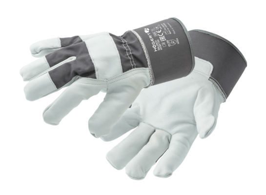 Rękawice skórzane SALZACH Canadian grafitowe rozmiar 8 Hogert