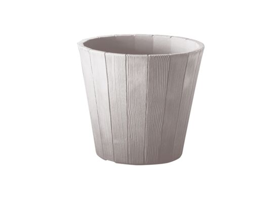 Doniczka "Wood" ok. Ø 40 cm piaskowa